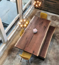 Load image into Gallery viewer, Black walnut Dining table