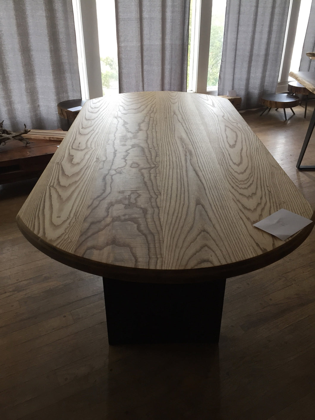 Ash oval table